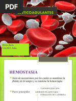 Anticoagulantes: DIAZ, Rocio VALDEZ, Julio