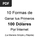 10 Formas de Ganar Dinero Por Internet