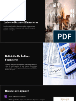 Indices o Razones Financieras