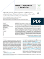 Evaluate The Drivers For Digital Transformation in Higher Education Institutions in The Era of Industry 4.0 Based On Decision-Making Method