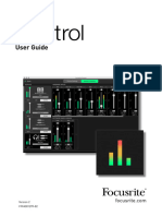 Focusrite Control Clarett Thunderbolt User Guide V2