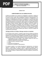 LECTURA 3uc2 Comportamiento de Los Lideres Eficaces