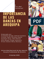 Investigación Monográfica. Evaluación e Interpretación Del Patrimonio Cultural. Danzas en La Región de Arequipa