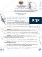 Ao20231093 - AN ORDINANCE CREATING A TRUST FUND FOR THE PROCEEDS FROM THE PHILHEALTH FOR OUTPATIENT HIVAIDS TREATMENT (OHAT) PACKAGE