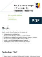 Initiation À La Technologie PSoC Et À La Carte de Développement FreeSoc2