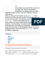 Assessment History