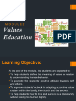 Module 2 Values Education