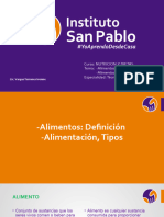 3 - Alimentos Definición