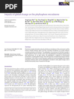 New Phytologist - 2021 - Zhu - Impacts of Global Change On The Phyllosphere Microbiome