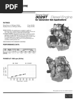 Ratings: Prime Power at 1500 RPM (50 HZ) Standby Power at 1500 RPM (50 HZ) 51 HP (38 KW) 56 HP (42 KW)