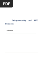 Entrepreneurship and Small Business Management Assignment