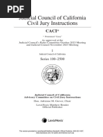 Judicial Council of California Civil Jury Instructions 2024