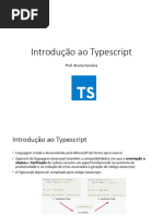 Introdução Ao Typescript