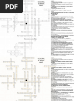 General Science Crossword With Answer