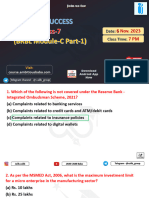 Caiib Success Class-7 (BRBL Module-C Part-1) : 7 PM 6 Nov. 2023