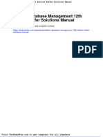 Modern Database Management 12th Edition Hoffer Solutions Manual