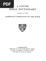 Concise Bible Dictionary