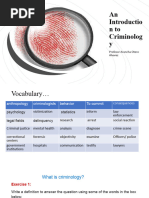 M2 - Lesson 2 - An Introduction To Criminology 2
