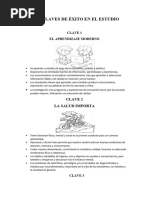 Diez Claves de Éxito en El Estudio