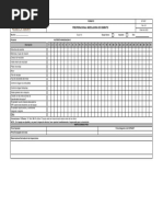 Preoperacional Mezcladora de Cemento