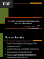 Tipos de Mundo Segun La Literatura