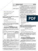 Normas Legales: Modifican Plano de Zonificación Del Distrito de Santa María Del Mar