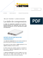 La Dalle de Compression Travaux Béton