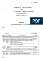 PLANEACION DE CIENCIAS NATURALES Sexto Grado