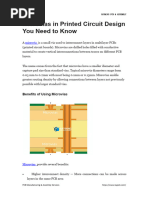 Microvias in Printed Circuit Design You Need To Know