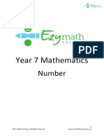 Year 7 Maths - Number - Questions (Ch1)