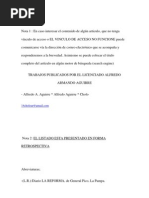 Trabajos Publicados Por Alfredo Armando Aguirre Alfredo A. Aguirre Alfredo Aguirre