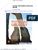 Physical Geology 15th Edition Plummer Solutions Manual PDF