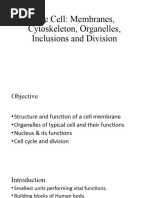 02 - The Cell - Organelles, Nucleus, Inclusions and Division