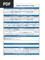 Registro de Accidentes de Trabajo
