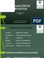 Clase 1 - 2 - 3 - Evaluacion de Proyectos