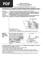 Motors Study Sheet