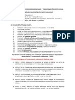 Aspectos Claves Proceso de Modernización y Transformación Institucional