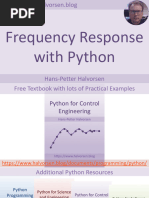 Frequency Response With Python