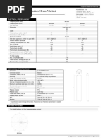 Low Broadband Cross Polarized 5473.00: Electrical Specifications