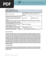 Anxiety Disorder MSE