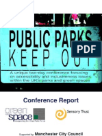 Public Parks, Keep Out: Report Focusing On Accessibility and Inclusiveness Issues of Parks and Green Spaces