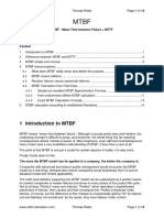 Reliability - Introduction To MTBF and Calculations