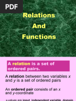 Relations and Functions