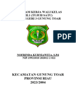 Program Kerja Wali Kelas