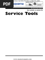 Service Tools: Not Available As Printed IPL