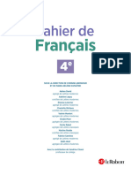 Cahier Francais 4e Corrige