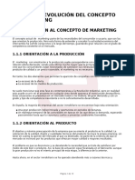 Modulo 1 Evolucion Del Concepto de Marketing