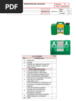 Inspeccion de Lavaojos - v01