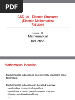 Discrete Structures Lecture 12