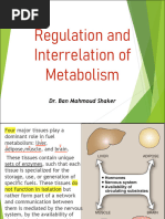 Regulation of Metabolism